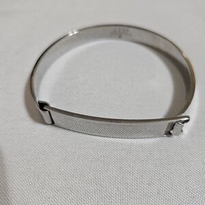 Keep Collective Silver Hinged Bracelet
